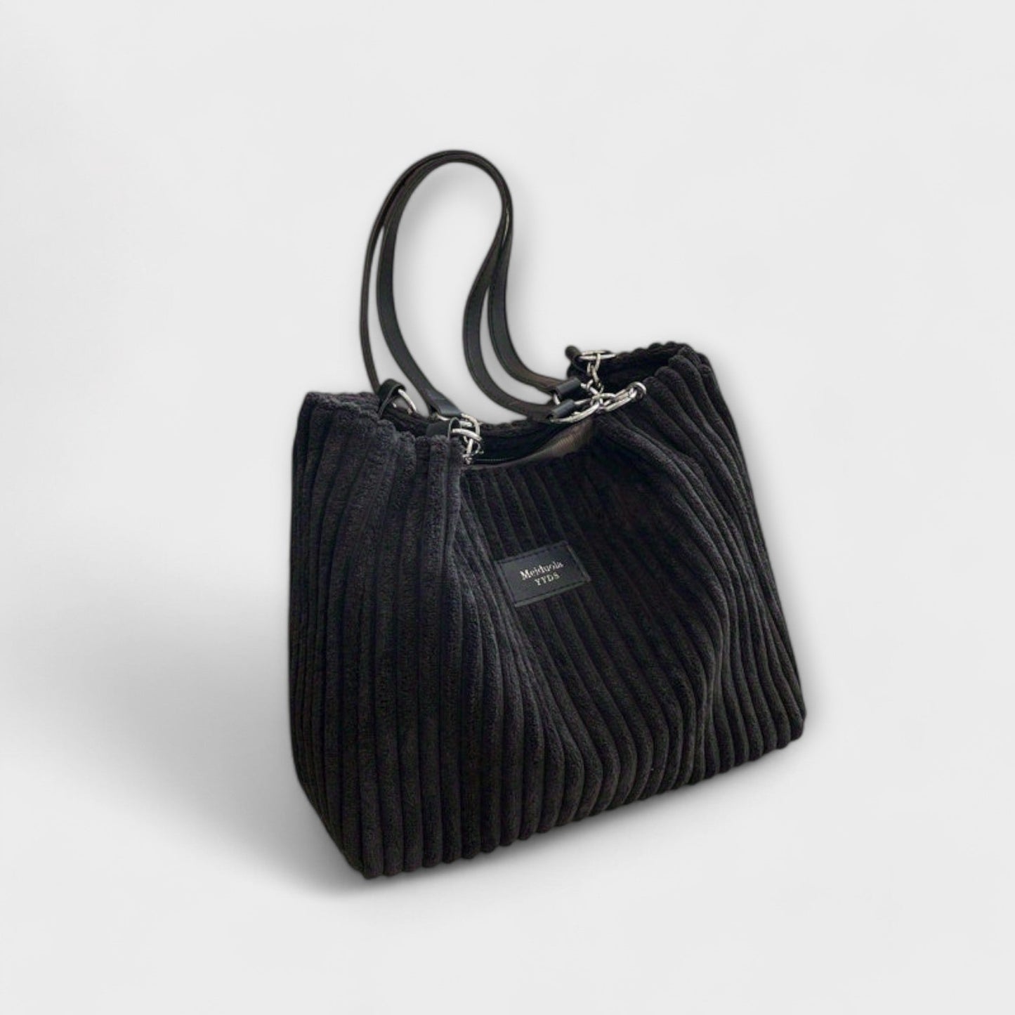 Borsa a Spalla Aurellia in Cordino Morbido - Tracolla Regolabile, Design Spazioso, Khaki