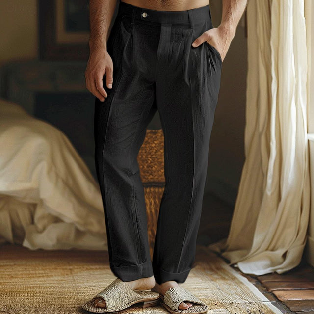 Pantaloni in Lino Broce