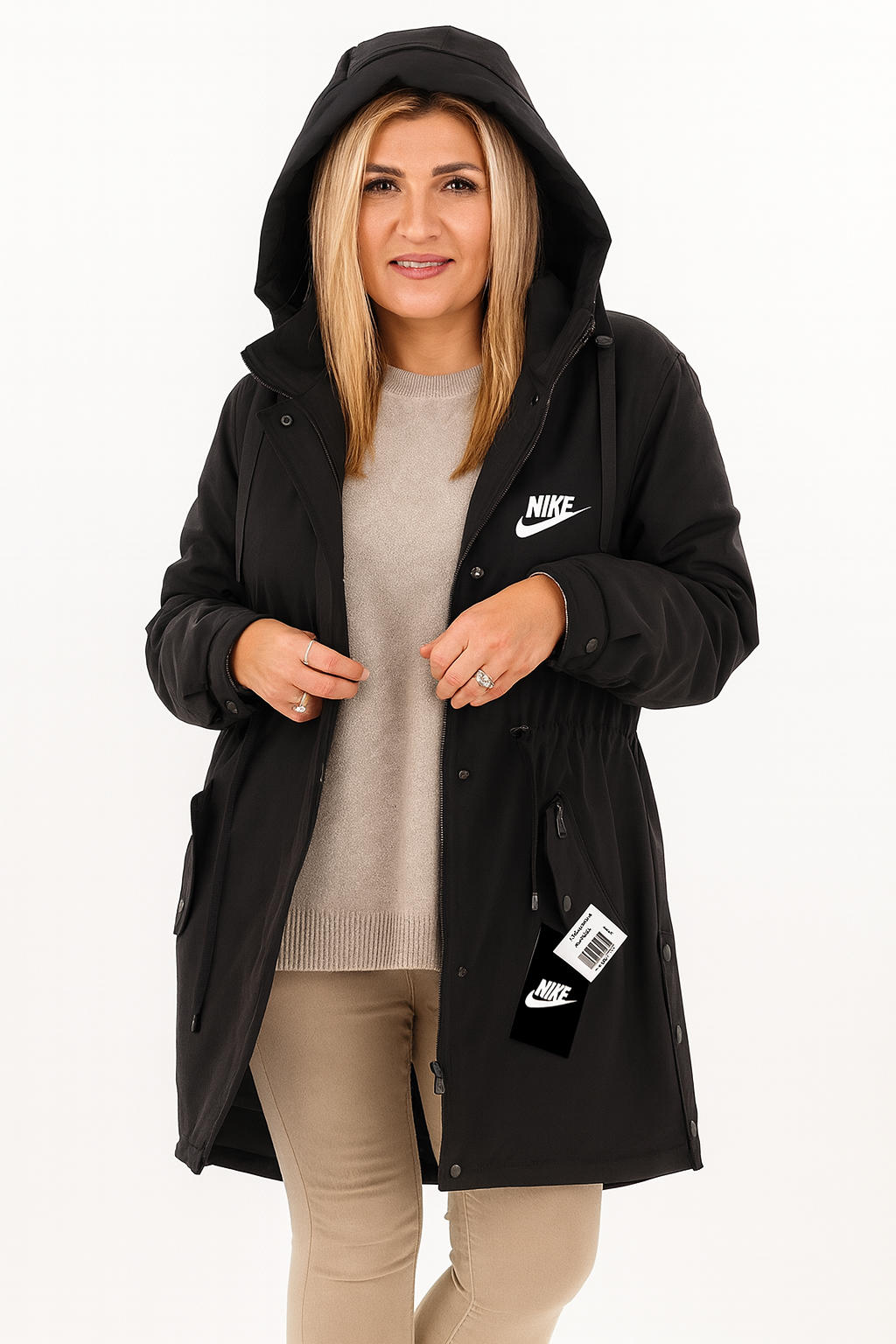 NK – Parka Lungo con Cappuccio
