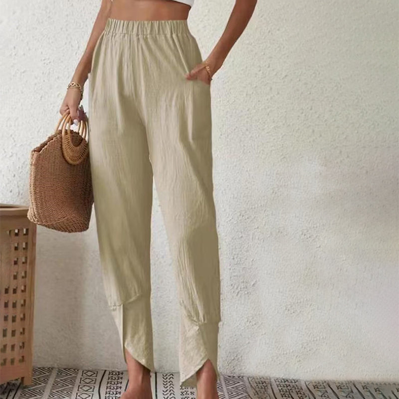 Pantaloni Casual Monocromatici