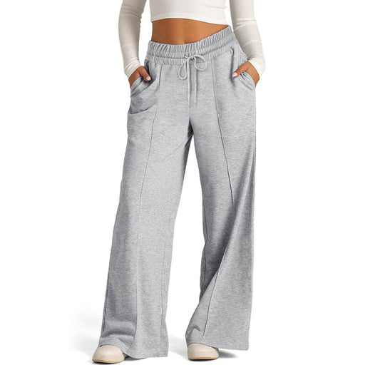 Pantaloni Casual a Colore Pieno