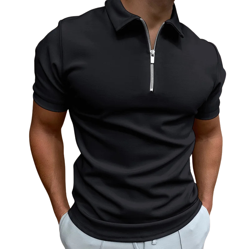 Lucente™ | Polo con Mezzo Zip