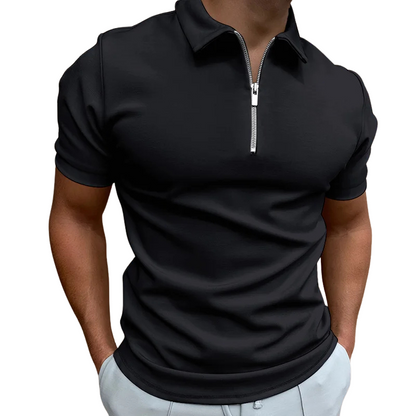 Lucente™ | Polo con Mezzo Zip