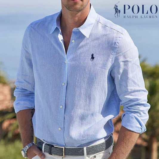 Camicia Fitted RL™ con Bottoni