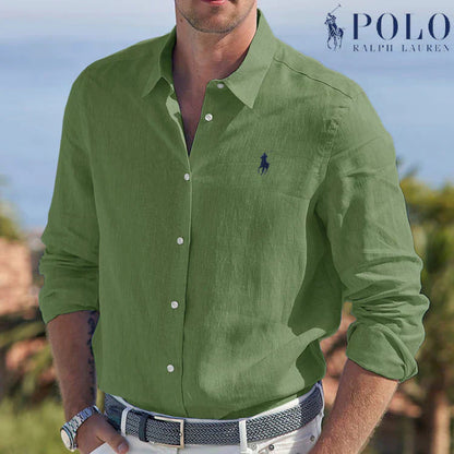 Camicia Fitted RL™ con Bottoni