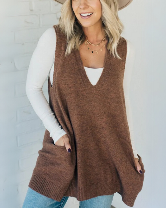 Elena - Gilet in Maglia