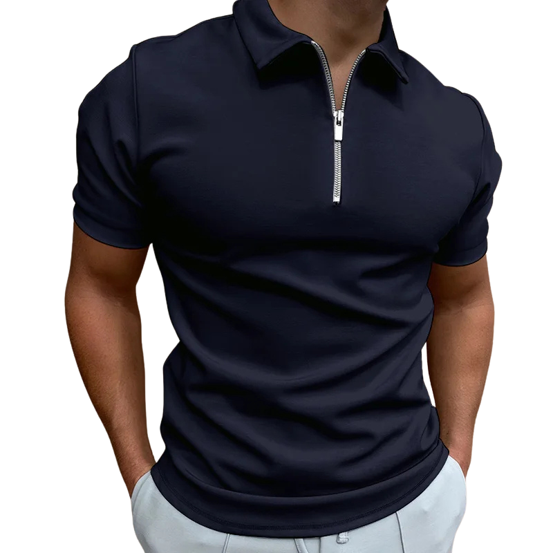 Lucente™ | Polo con Mezzo Zip