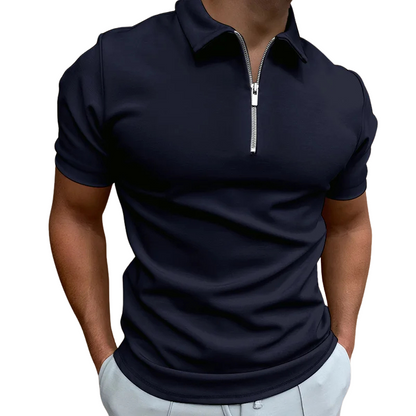 Lucente™ | Polo con Mezzo Zip