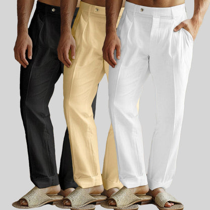 Pantaloni in Lino Broce