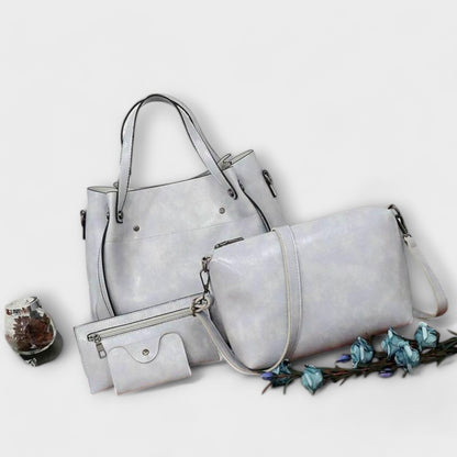 Aurellia - Set di 4 Eleganti Borse Vintage per Uso Quotidiano