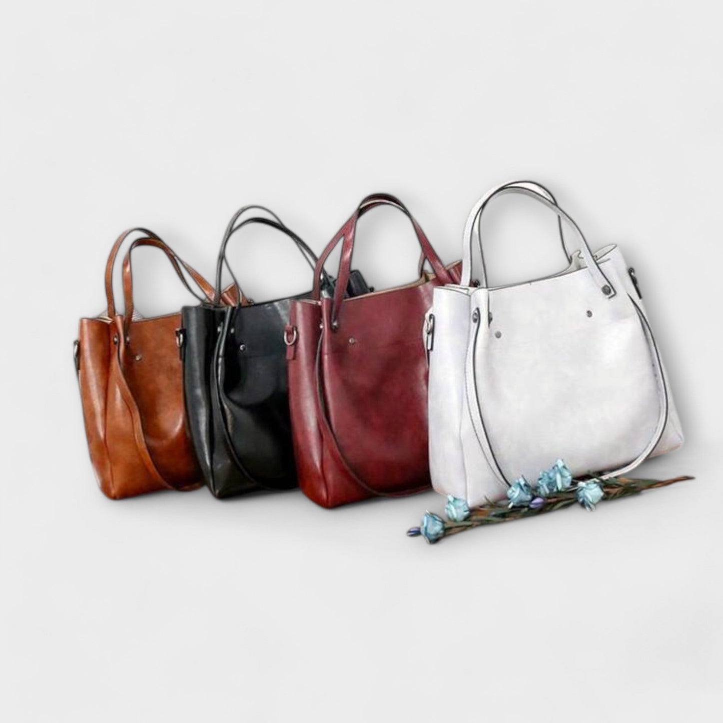 Aurellia - Set di 4 Eleganti Borse Vintage per Uso Quotidiano