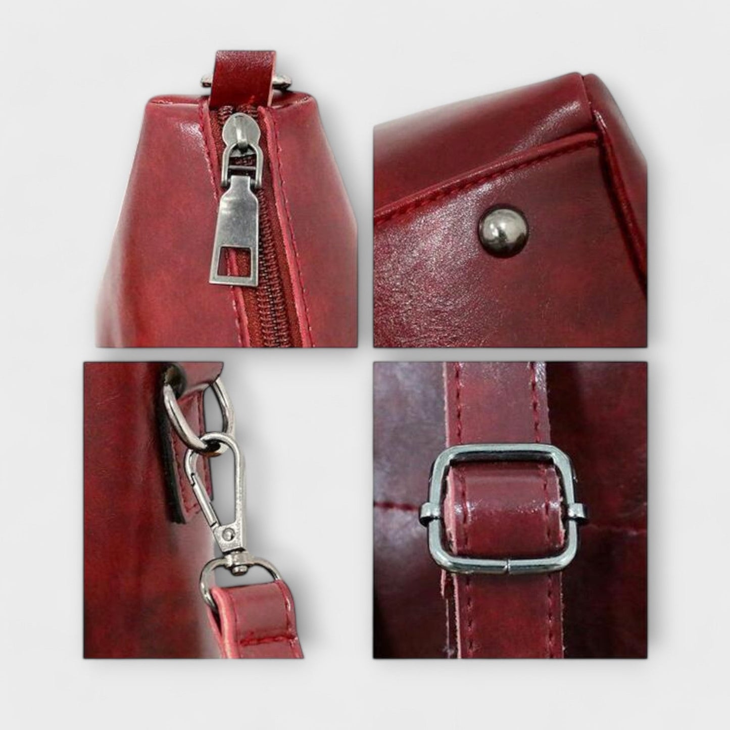 Aurellia - Set di 4 Eleganti Borse Vintage per Uso Quotidiano