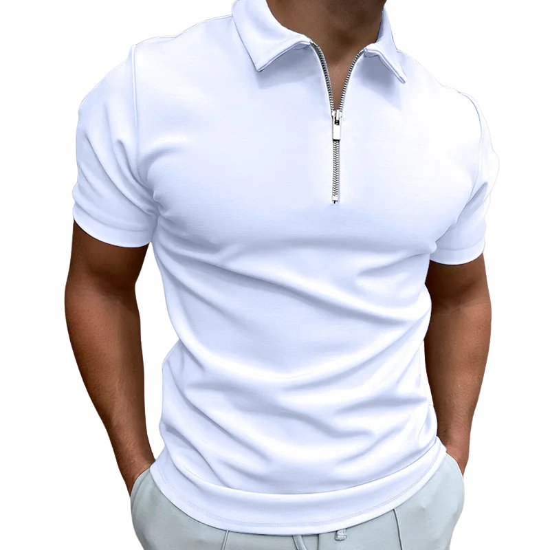 Lucente™ | Polo con Mezzo Zip