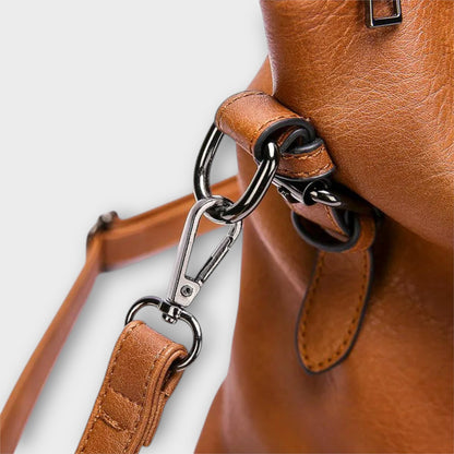 Borsa a Spalla Aurellia in Pelle Svizzera - Elegante e Resistente, Donna, Antigraffio, Antimacchia, Impermeabile, Cinghia Regolabile