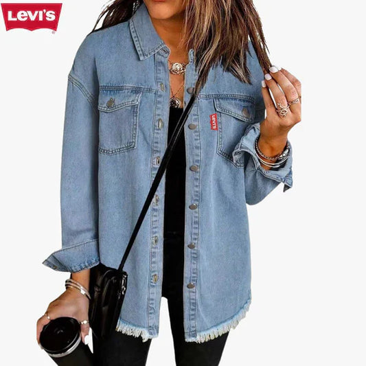 Giacca Camicia in Denim Levi's™ per Donne