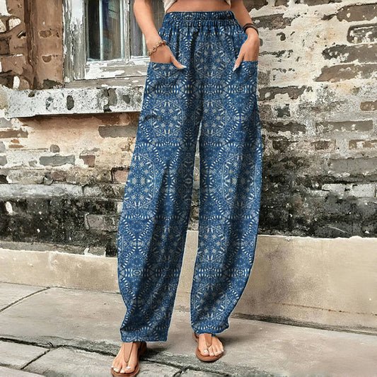Pantaloni Etnici Vintage Stampati