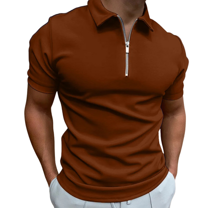 Lucente™ | Polo con Mezzo Zip