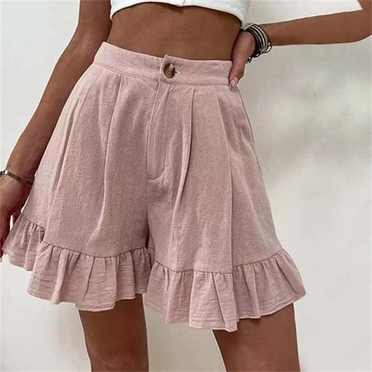 Pantaloni Corti Casual Monocromatici