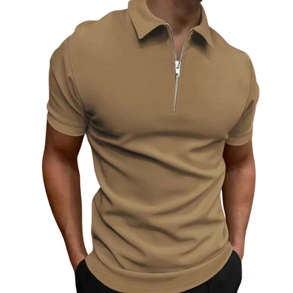 Lucente™ | Polo con Mezzo Zip