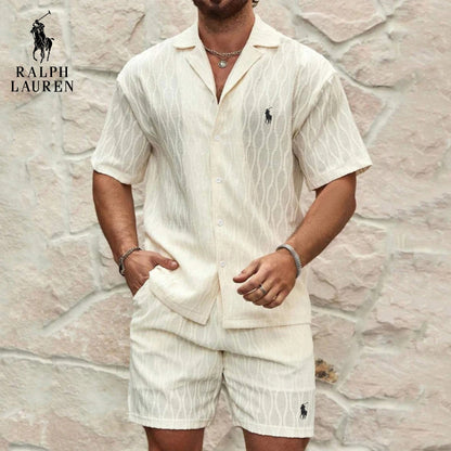 Set Estivo Testurizzato RL – Offerta Camicia & Pantaloni Corti