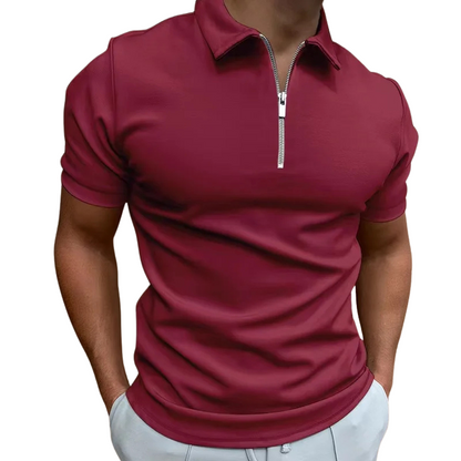 Lucente™ | Polo con Mezzo Zip
