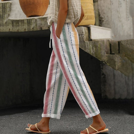 Pantaloni a Strisce Casual