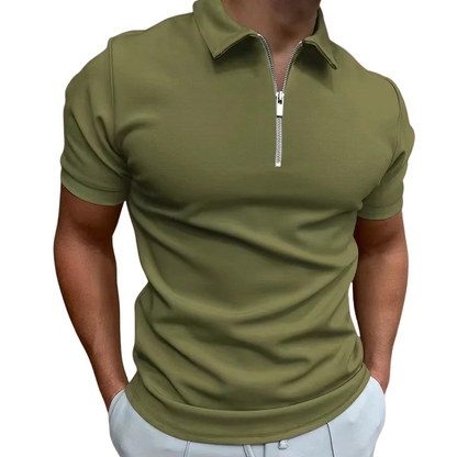 Lucente™ | Polo con Mezzo Zip