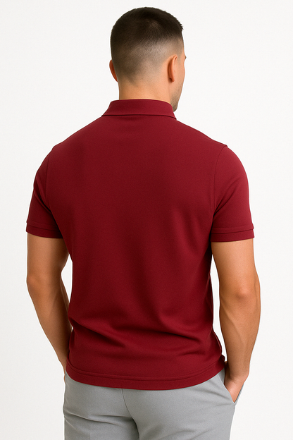 Lucente™ | Polo con Mezzo Zip