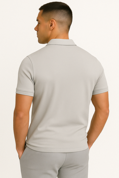 Lucente™ | Polo con Mezzo Zip