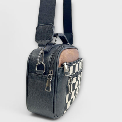 Borsa Quotidiana Aurellia ChessMate Durevole e Stilos - 16x22x7 cm