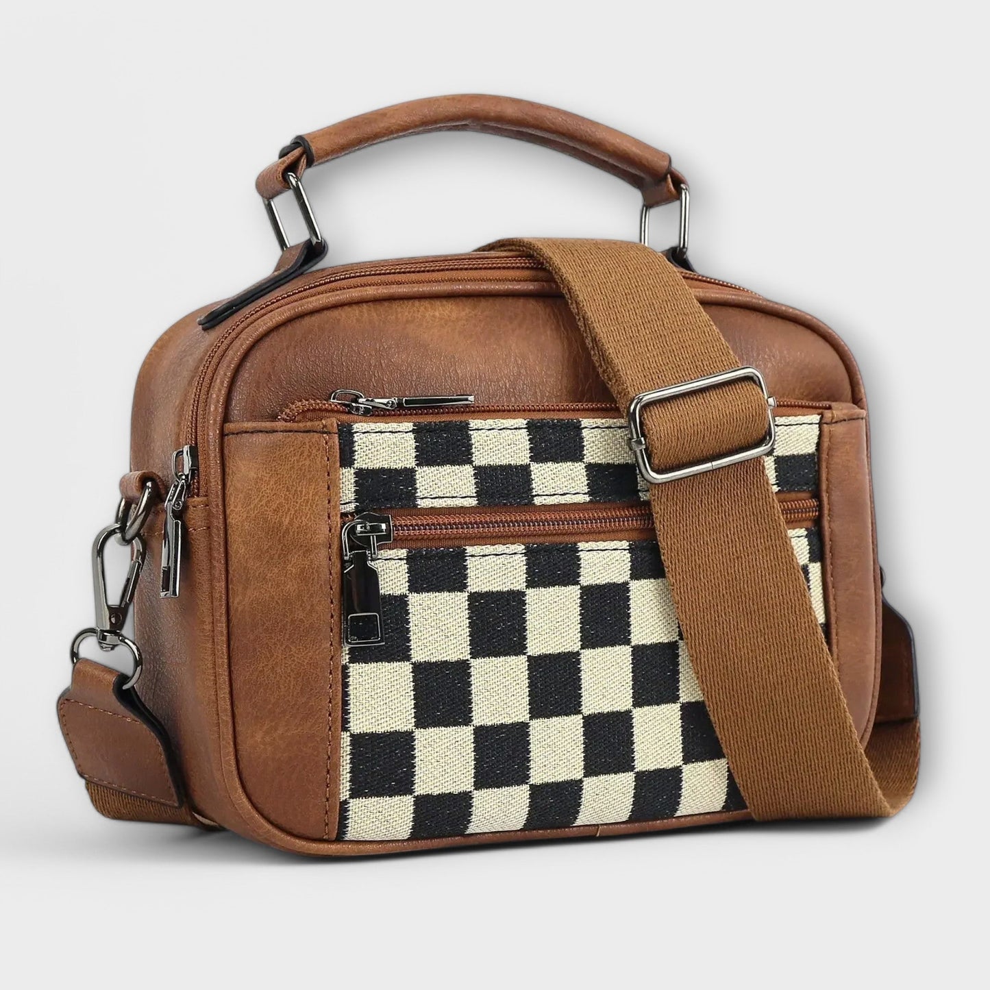 Borsa Quotidiana Aurellia ChessMate Durevole e Stilos - 16x22x7 cm