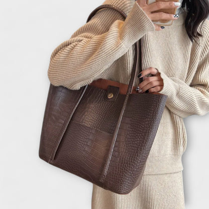 Borsa a Spalla Vintage RL in Ecopelle - Elegante e Funzionale per l'Uso Quotidiano
