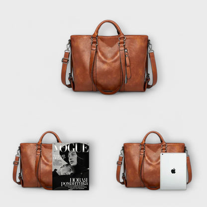 Borsa Grande in Pelle Aurellia - Elegante e Spaziosa per l'Uso Quotidiano