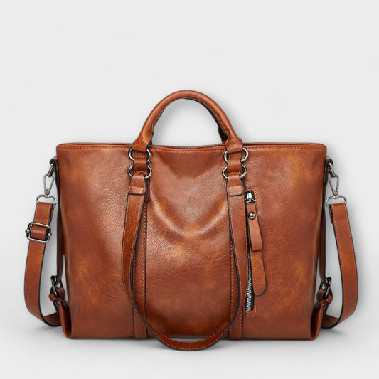 Borsa Grande in Pelle Aurellia - Elegante e Spaziosa per l'Uso Quotidiano