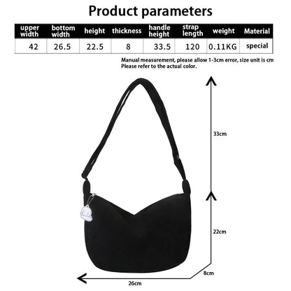 Borse a Tracolla in Cordura per Donna - Eleganti, Spaziose e Resistenti per l'Uso Quotidiano