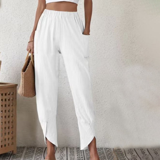 Pantaloni Casual Monocromatici