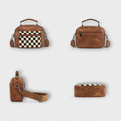 Borsa Quotidiana Aurellia ChessMate Durevole e Stilos - 16x22x7 cm