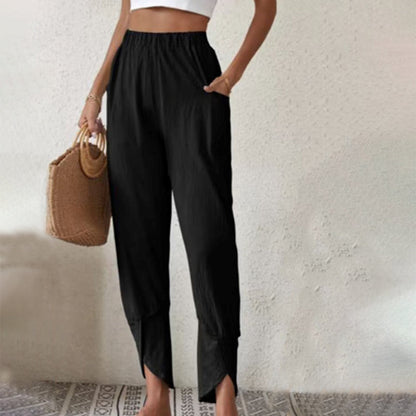 Pantaloni Casual Monocromatici